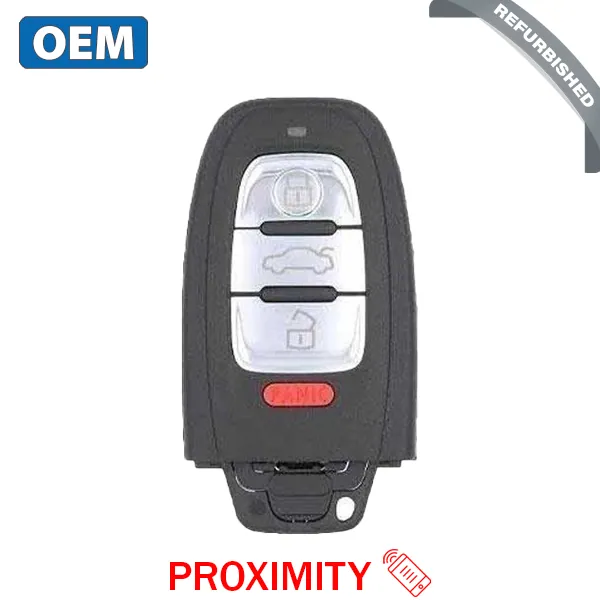 Audi smart key photographed for the UHS Hardware product catalog