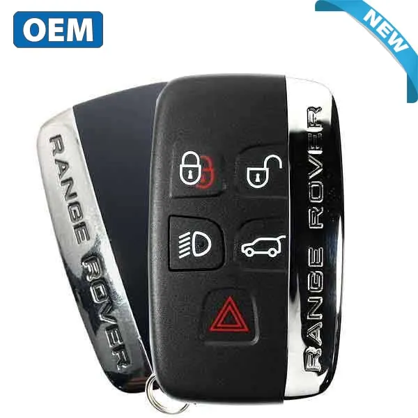 Range Rover smart key photographed for the UHS Hardware product catalog
