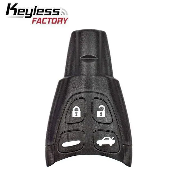 Saab smart key photographed for the UHS Hardware product catalog