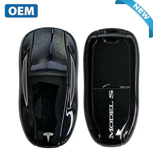 Tesla smart key photographed for the UHS Hardware product catalog